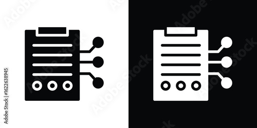 Smart contract icon set Vector Design for mobile concept and web design.