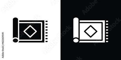 Rugs icon set Vector Design for mobile concept and web design.