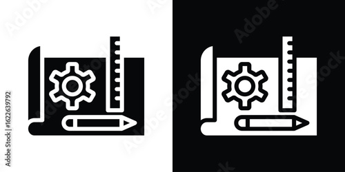 Prototyping icon set Vector Design for mobile concept and web design.
