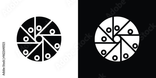 Perpetual motion icon set Vector Design for mobile concept and web design.