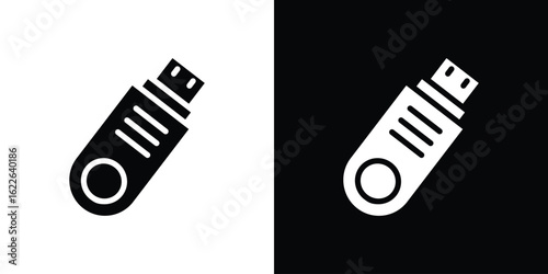 Pendrive icon set Vector Design for mobile concept and web design.