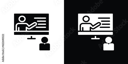 Online course icon set Vector Design for mobile concept and web design.