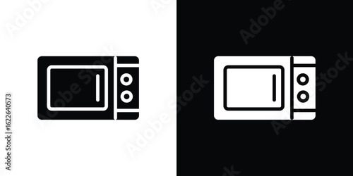 Microwave icon set Vector Design for mobile concept and web design.