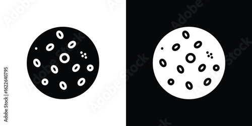 Leukemia icon set Vector Design for mobile concept and web design.