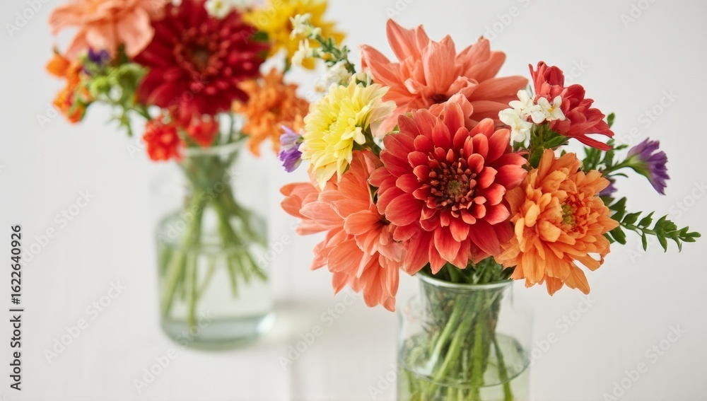 Fototapeta premium The bloom of gorgeous gerbera