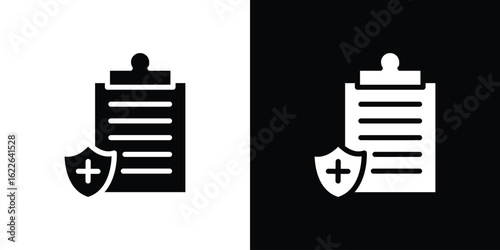 Health insurance icon set Vector Design for mobile concept and web design.
