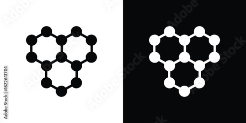 Graphene icon set Vector Design for mobile concept and web design.