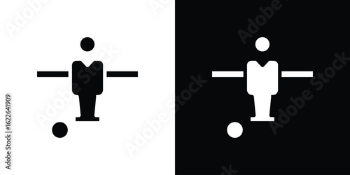 Foosball icon set Vector Design for mobile concept and web design.