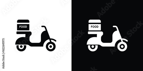 Food delivery icon set Vector Design for mobile concept and web design.