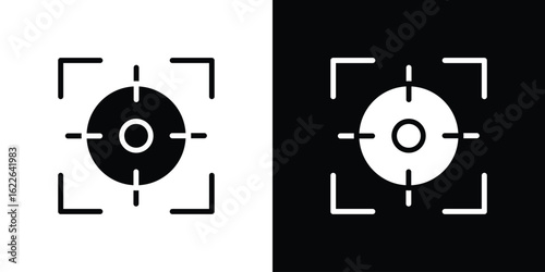 Focus icon set Vector Design for mobile concept and web design.
