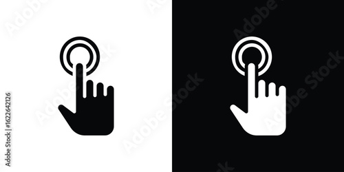 Finger control icon set Vector Design for mobile concept and web design.