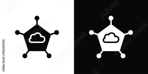 edge computing icon set Vector Design for mobile concept and web design.
