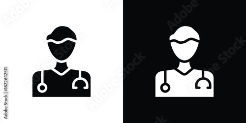 Doctor icon set Vector Design for mobile concept and web design.