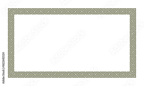 Decorative frame in greek style.