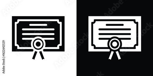 Diploma icon set Vector Design for mobile concept and web design.