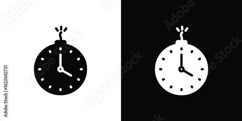 Deadline icon set Vector Design for mobile concept and web design.
