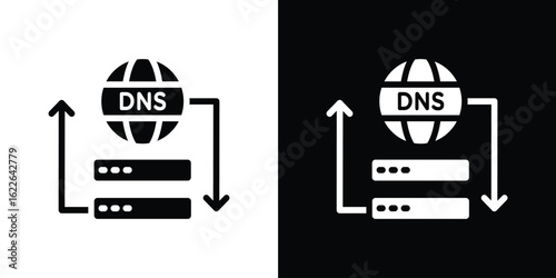 DNS icon set Vector Design for mobile concept and web design.