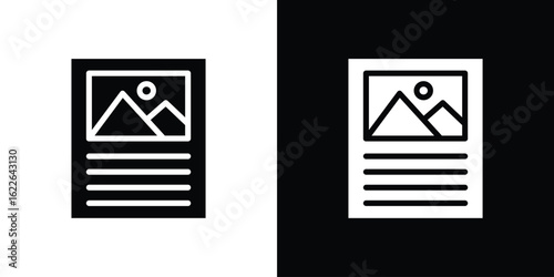 Content icon set Vector Design for mobile concept and web design.