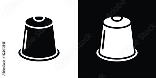 Coffee capsule icon set Vector Design for mobile concept and web design.