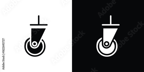 Cart trolley wheel icon set Vector Design for mobile concept and web design.