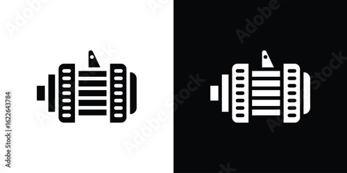 Car alternator icon set Vector Design for mobile concept and web design.