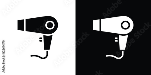Blow dryer icon set Vector Design for mobile concept and web design.