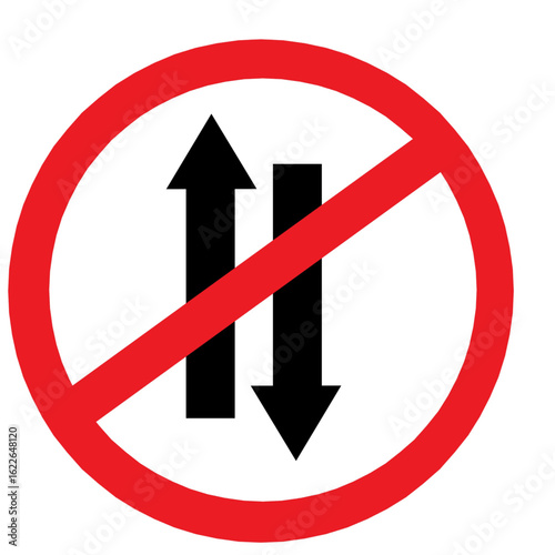 Free Download No way both direction traffic sign symbol road signal concept.eps - GFXLoad