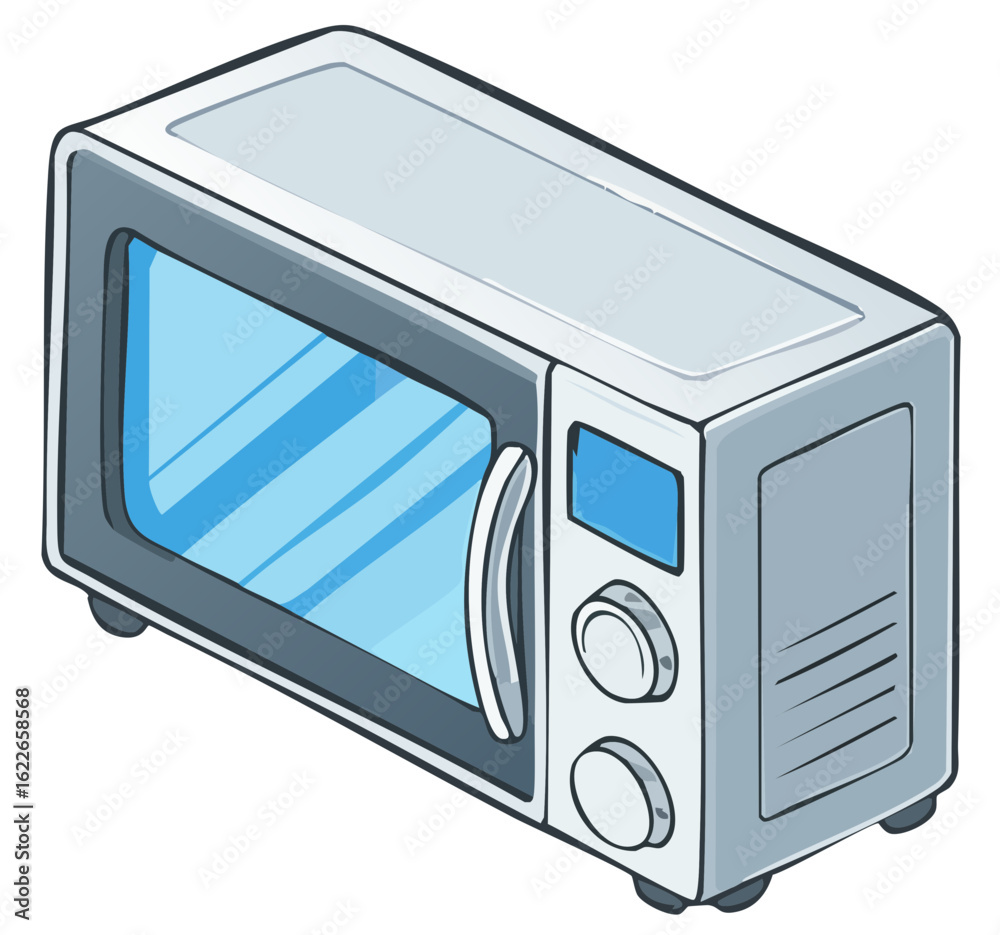 Fototapeta premium Kitchen Microwave Oven Appliance 