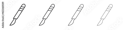 Scalpel icon concept Linear Pictogram. Simple element illustration.