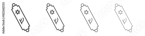 Mezuzah icon concept Linear Pictogram. Simple element illustration.