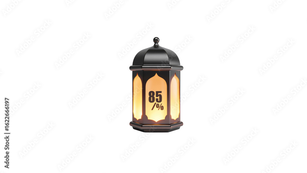 85% Ramadan Lantern Illuminated Festive Decoration 85% Ramadan Lantern Illuminated Festive Decoration