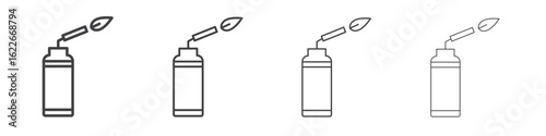 Blowtorch icon concept Linear Pictogram. Simple element illustration.