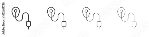 Anesthesia icon concept Linear Pictogram. Simple element illustration.