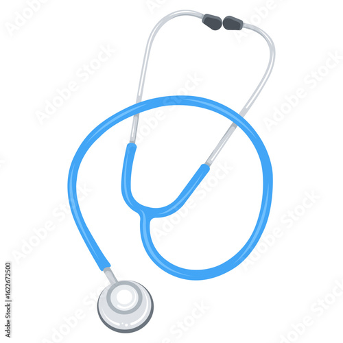 illustration of a stethoscope isolated
