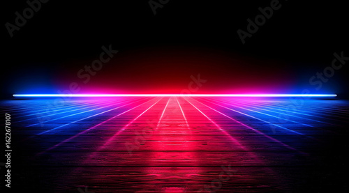 Anstract background of colorful rays,Macro shot of light diffraction, sharp and vibrant spectral colors bending gracefully, dark seamless backdrop

