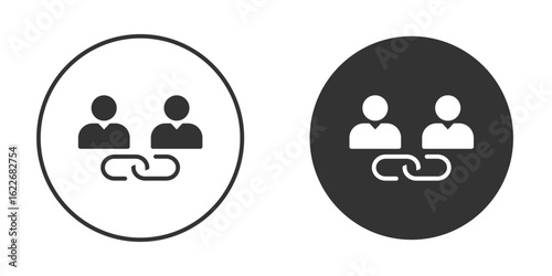 Affiliate link icon clipart vector designs for graphic projects