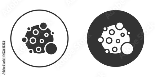 Cancer icon clipart vector designs for graphic projects