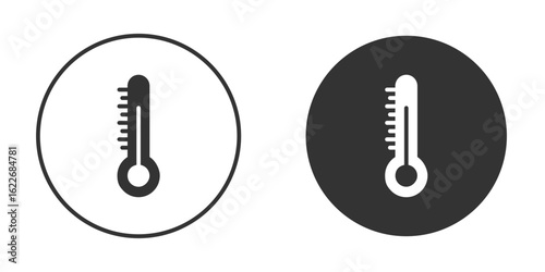 Thermometer icon clipart vector designs for graphic projects