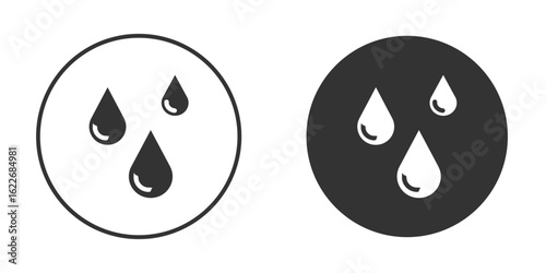 Tear drop icon clipart vector designs for graphic projects