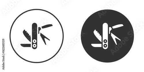 Swiss Knife icon clipart vector designs for graphic projects