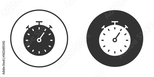 Stopwatch icon clipart vector designs for graphic projects