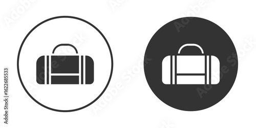 Sports bag icon clipart vector designs for graphic projects