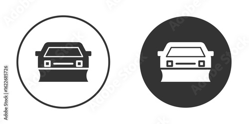 Snowplow icon clipart vector designs for graphic projects