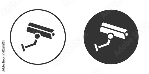 Security camera icon clipart vector designs for graphic projects