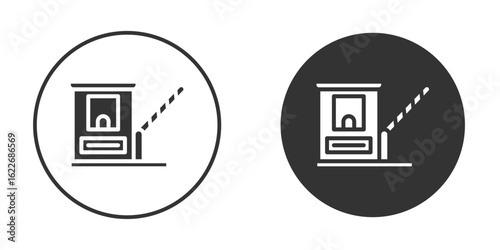 Road toll icon clipart vector designs for graphic projects