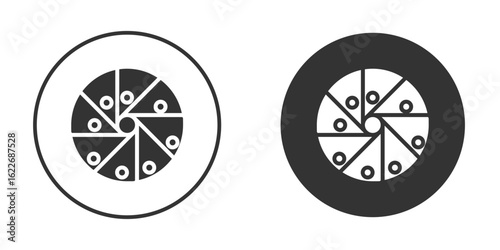 Perpetual motion icon clipart vector designs for graphic projects