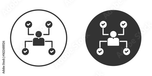 Multitask icon clipart vector designs for graphic projects