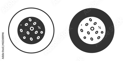 Leukemia icon clipart vector designs for graphic projects
