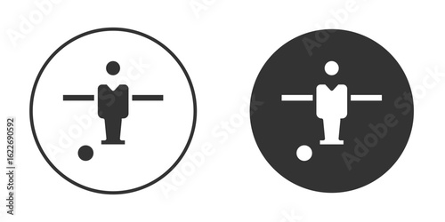 Foosball icon clipart vector designs for graphic projects