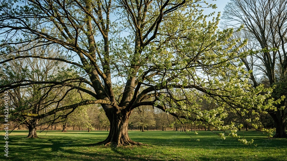 Obraz premium Tree Branches on Mount Wood